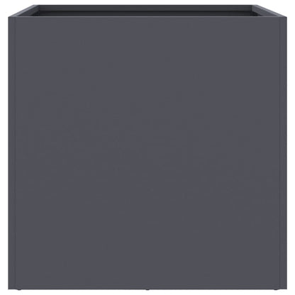 vidaXL Planters 2 pcs Anthracite 42x40x39 cm Steel