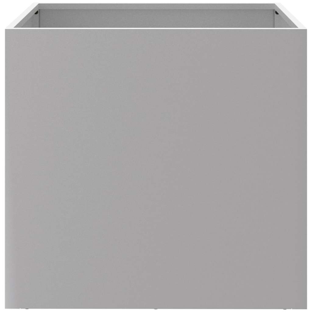 vidaXL Planter Silver 42x40x39 cm Galvanised Steel