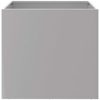 vidaXL Planter Silver 42x40x39 cm Galvanised Steel