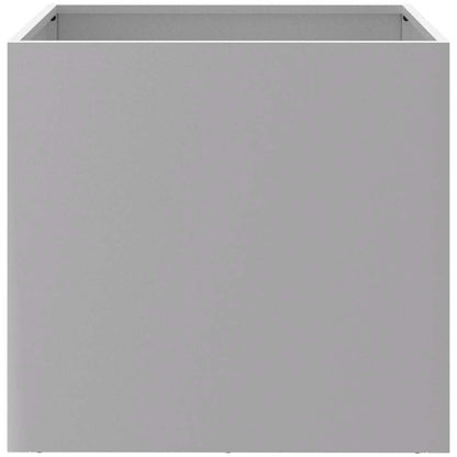 vidaXL Planters 2 pcs Silver 42x40x39 cm Galvanised Steel