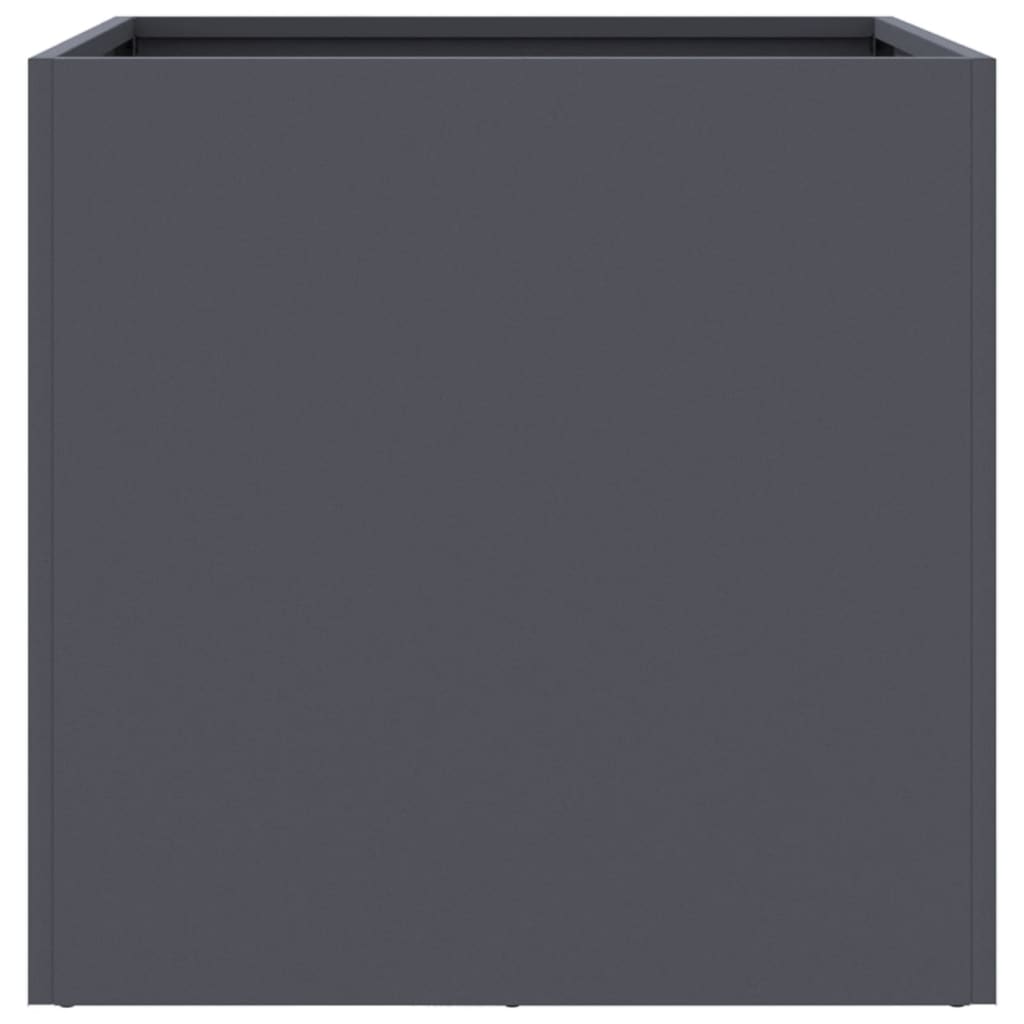 vidaXL Planters 2 pcs Anthracite 49x47x46 cm Steel