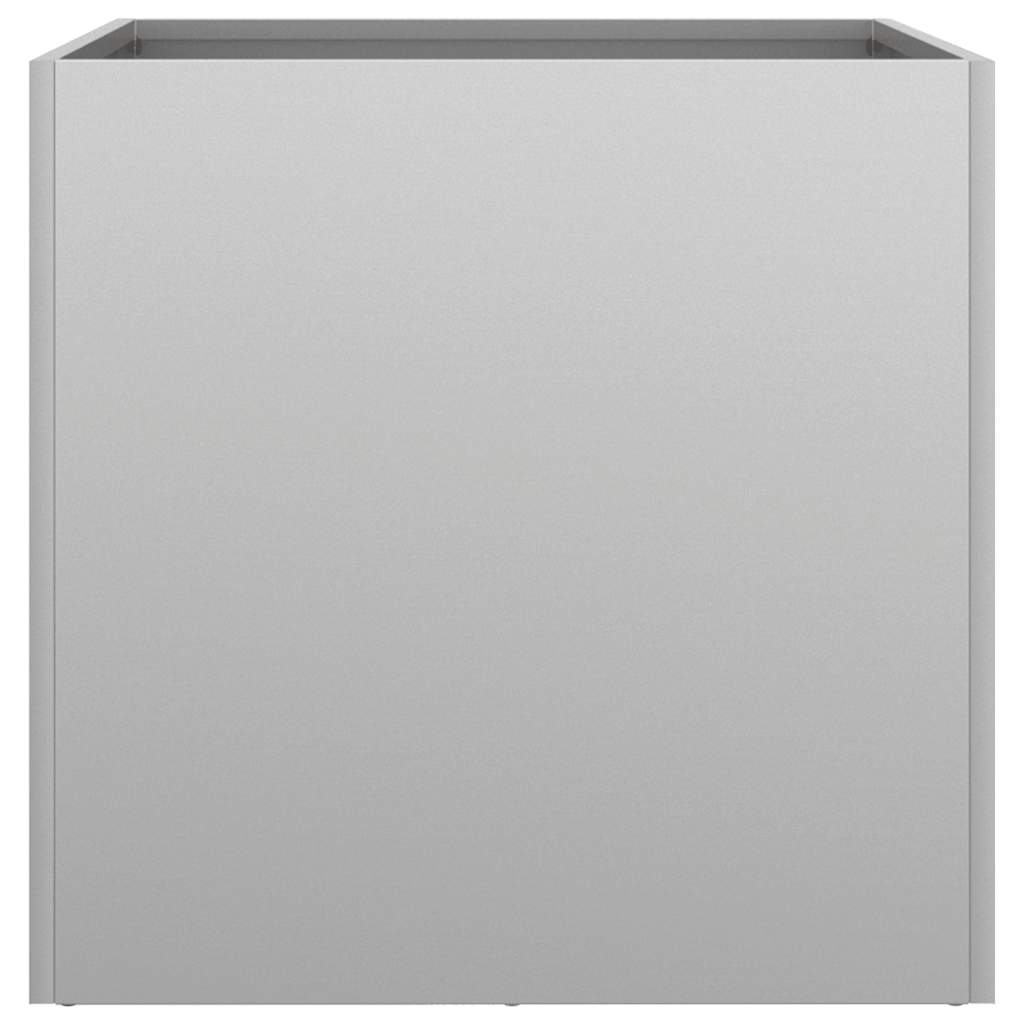 vidaXL Planter Silver 49x47x46 cm Galvanised Steel