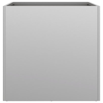 vidaXL Planters 2 pcs Silver 49x47x46 cm Galvanised Steel