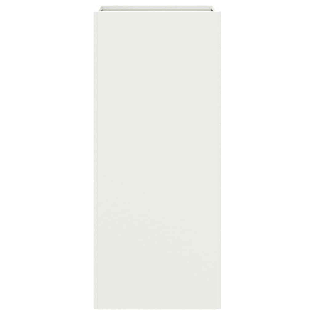 vidaXL Planter White 32x29x75 cm Steel