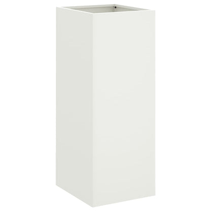 vidaXL Planter White 32x29x75 cm Steel