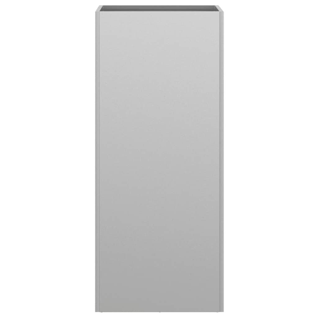 vidaXL Planter Silver 32x29x75 cm Galvanised Steel