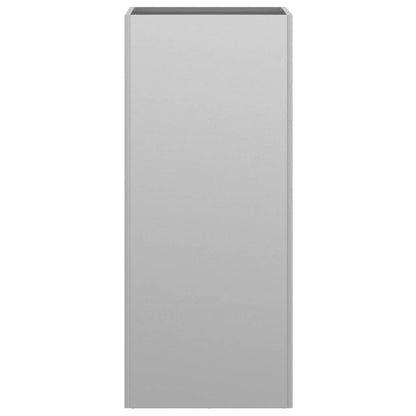 vidaXL Planter Silver 32x29x75 cm Galvanised Steel