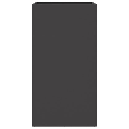 vidaXL Planter Black 42x38x75 cm Steel