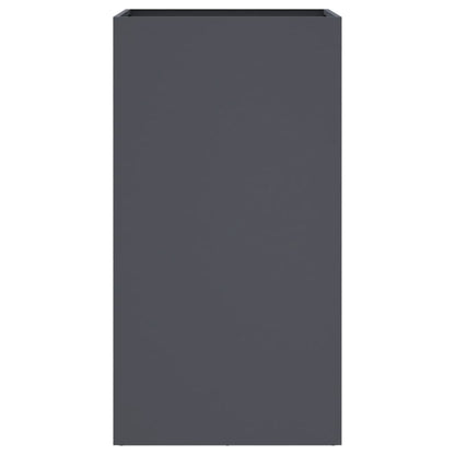 vidaXL Planter Anthracite 42x38x75 cm Steel