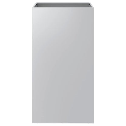 vidaXL Planter Silver 42x38x75 cm Galvanised Steel