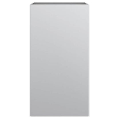 vidaXL Planter Silver 42x38x75 cm Galvanised Steel