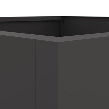 vidaXL Planter Black 52x48x75 cm Steel