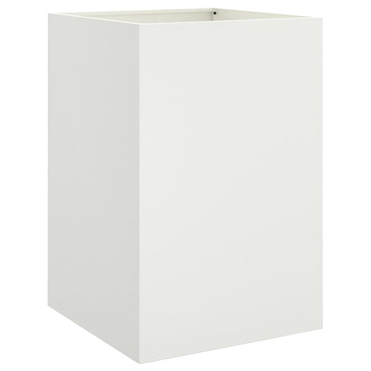 vidaXL Planter White 52x48x75 cm Steel