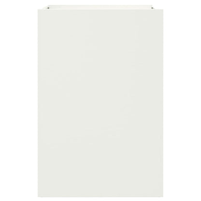 vidaXL Planter White 52x48x75 cm Steel