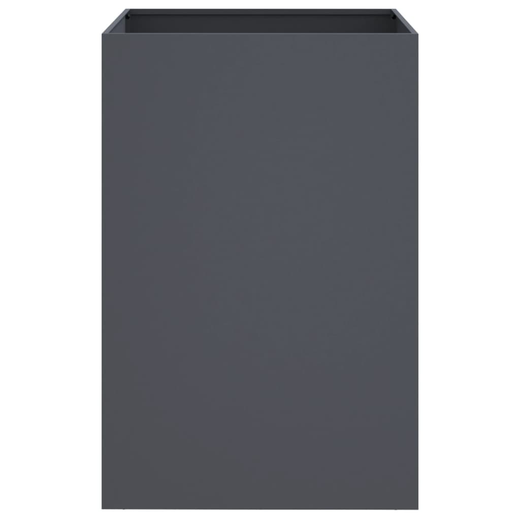 vidaXL Planter Anthracite 52x48x75 cm Steel