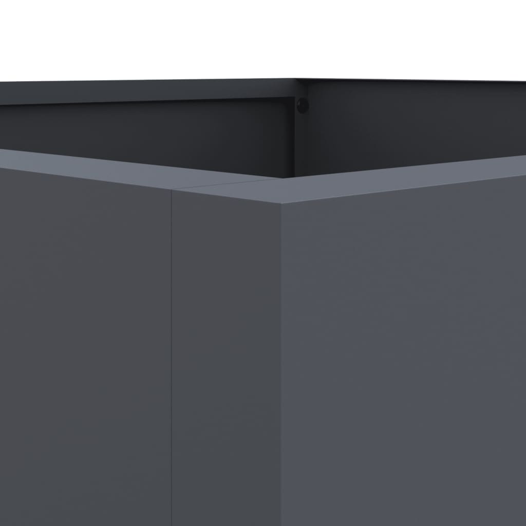 vidaXL Planter Anthracite 52x48x75 cm Steel