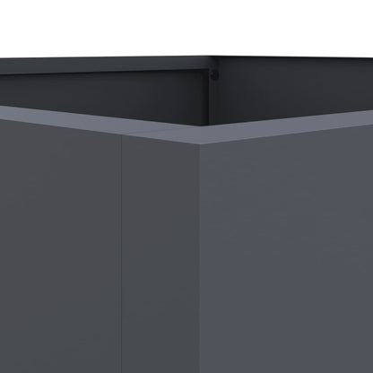 vidaXL Planter Anthracite 52x48x75 cm Steel