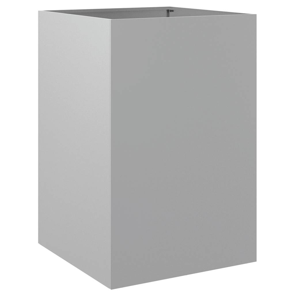 vidaXL Planter Silver 52x48x75 cm Galvanised Steel