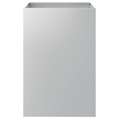vidaXL Planter Silver 52x48x75 cm Galvanised Steel