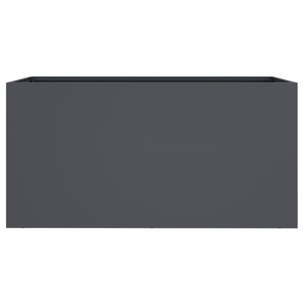 vidaXL Planter Anthracite 62x30x29 cm Steel