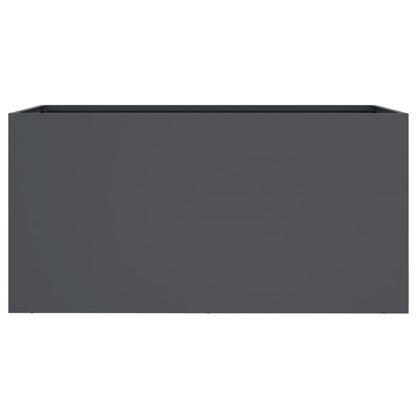 vidaXL Planter Anthracite 62x30x29 cm Steel