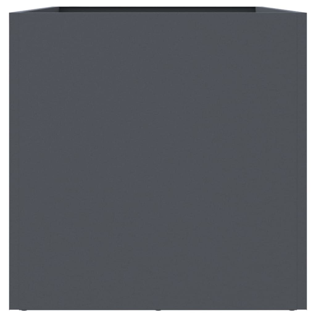 vidaXL Planter Anthracite 62x30x29 cm Steel