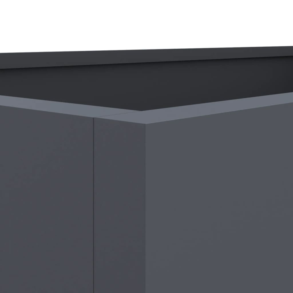 vidaXL Planter Anthracite 62x30x29 cm Steel