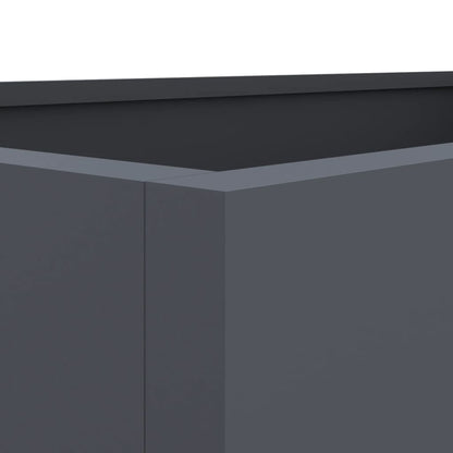 vidaXL Planter Anthracite 62x30x29 cm Steel