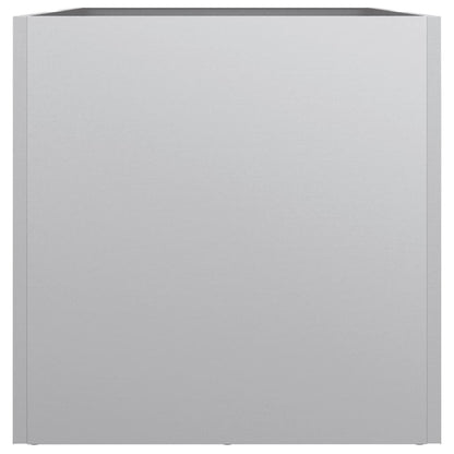 vidaXL Planter Silver 62x30x29 cm Galvanised Steel