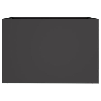 vidaXL Planter Black 62x40x39 cm Steel