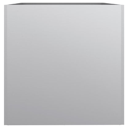 vidaXL Planter Silver 62x40x39 cm Galvanised Steel