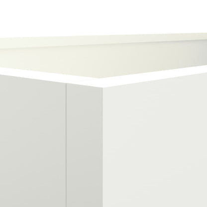 vidaXL Planter White 62x47x46 cm Steel