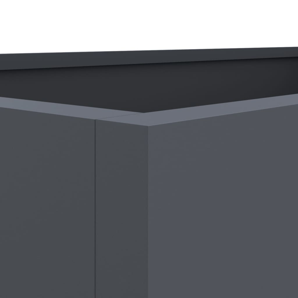 vidaXL Planter Anthracite 62x47x46 cm Steel