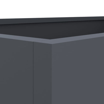 vidaXL Planter Anthracite 62x47x46 cm Steel