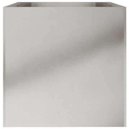 vidaXL Planter Silver 62x47x46 cm Stainless Steel