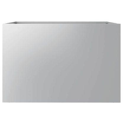 vidaXL Planter Silver 62x47x46 cm Galvanised Steel
