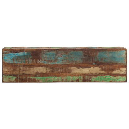 vidaXL Console Table 110x30x75 cm Solid Wood Reclaimed and Iron