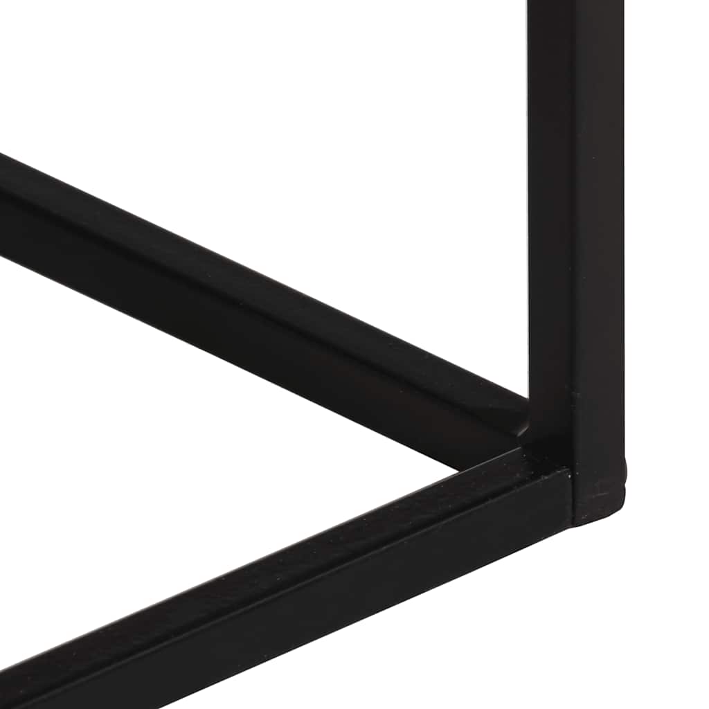 vidaXL Console Table 110x30x75 cm Solid Wood Reclaimed and Iron