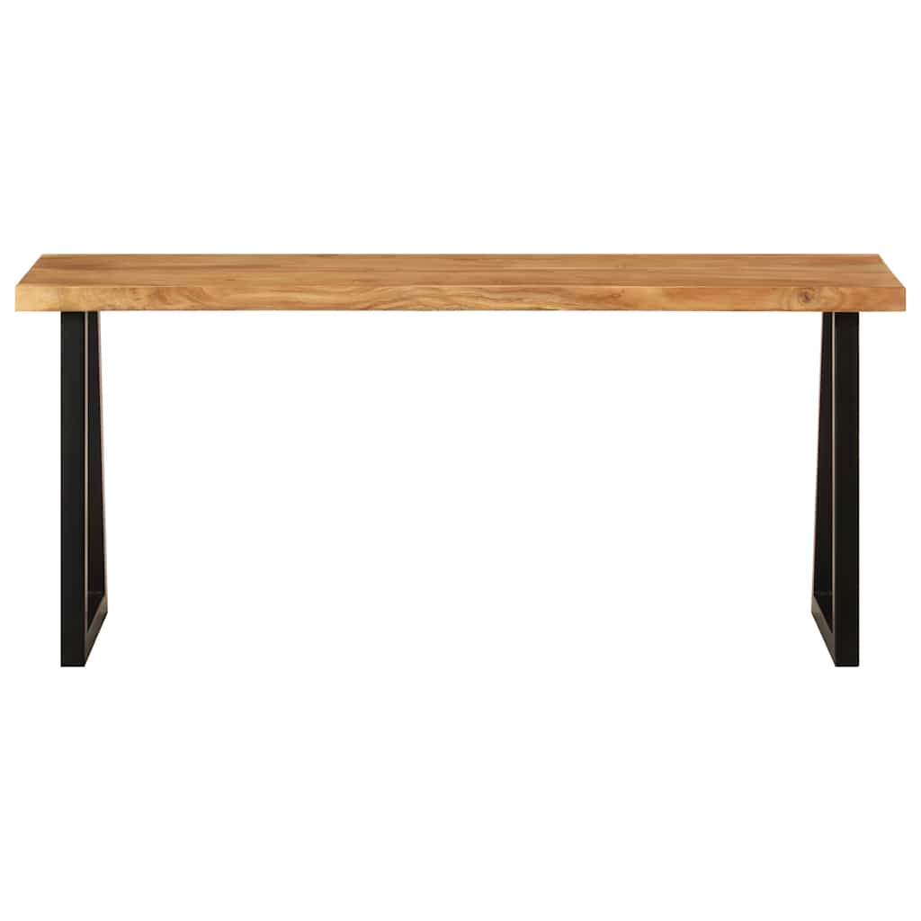 vidaXL Bench with Live Edge 105 cm Solid Wood Acacia