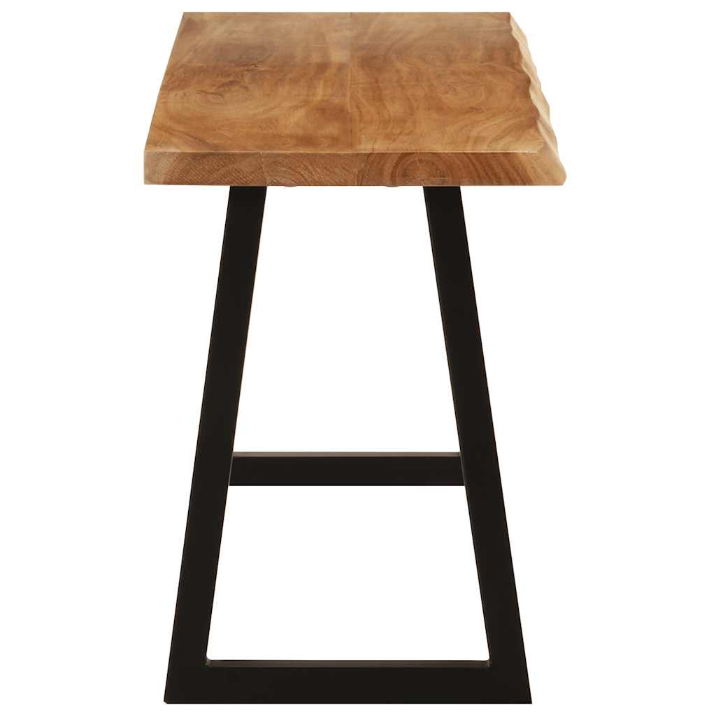 vidaXL Bench with Live Edge 105 cm Solid Wood Acacia