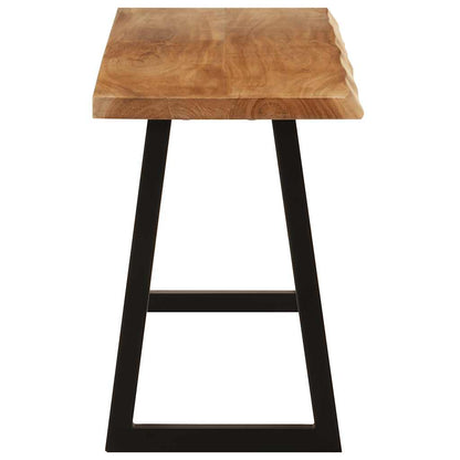 vidaXL Bench with Live Edge 105 cm Solid Wood Acacia