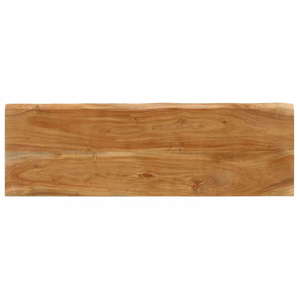 vidaXL Bench with Live Edge 105 cm Solid Wood Acacia