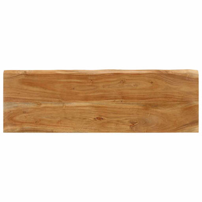 vidaXL Bench with Live Edge 105 cm Solid Wood Acacia