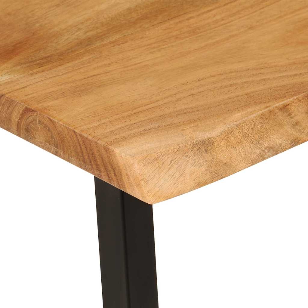 vidaXL Bench with Live Edge 105 cm Solid Wood Acacia