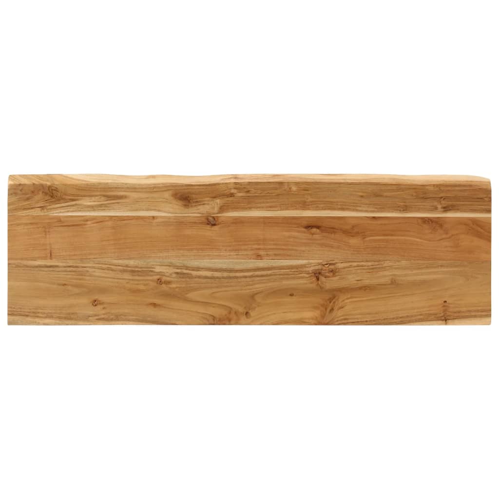 vidaXL Bench with Live Edge 105 cm Solid Wood Acacia