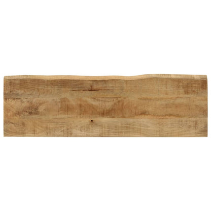 vidaXL Bench with Live Edge 105 cm Solid Wood Mango