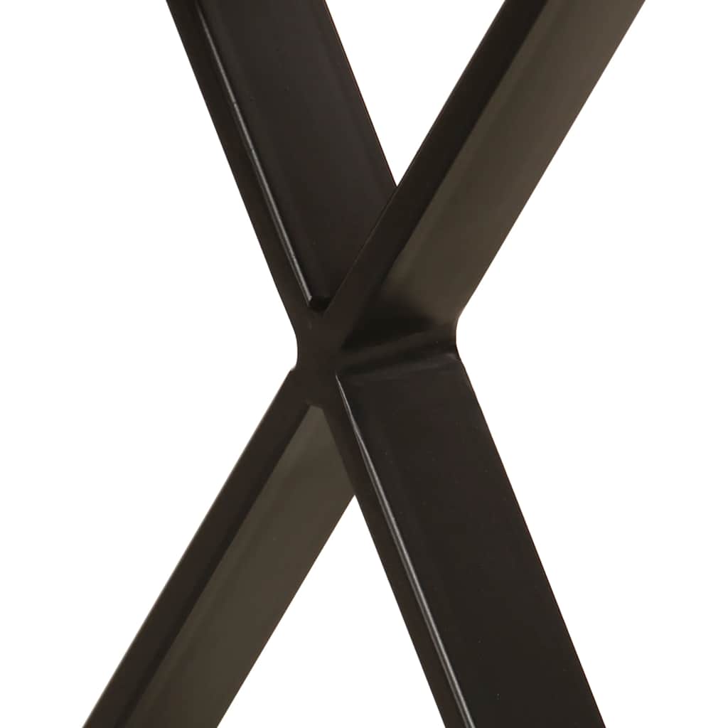 vidaXL Bench with Live Edge 105 cm Solid Wood Mango