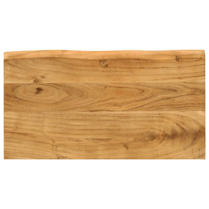 vidaXL Nesting Tables 3 pcs with Live Edge Solid Wood Acacia