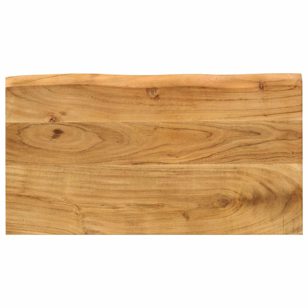 vidaXL Nesting Tables 3 pcs with Live Edge Solid Wood Acacia