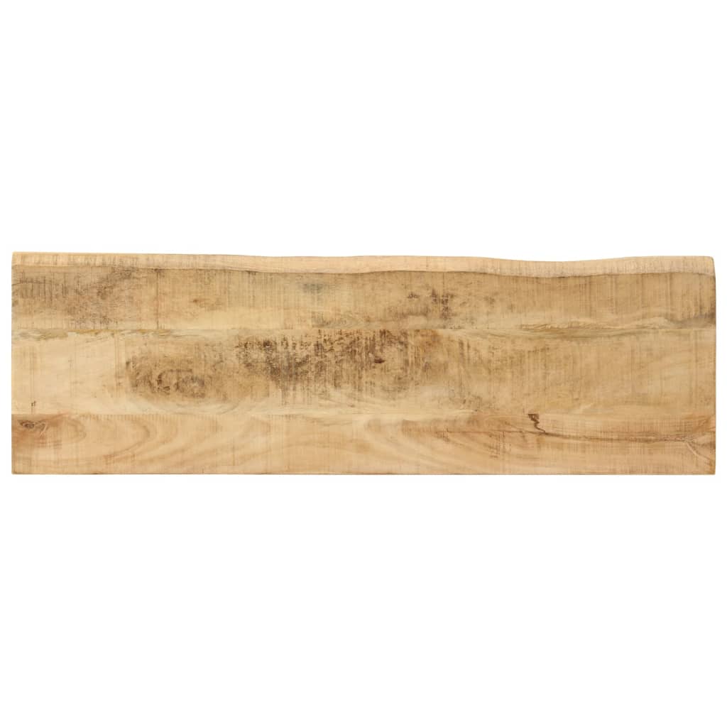 vidaXL Console Table with Live Edge 105x33x76 cm Solid Wood Mango